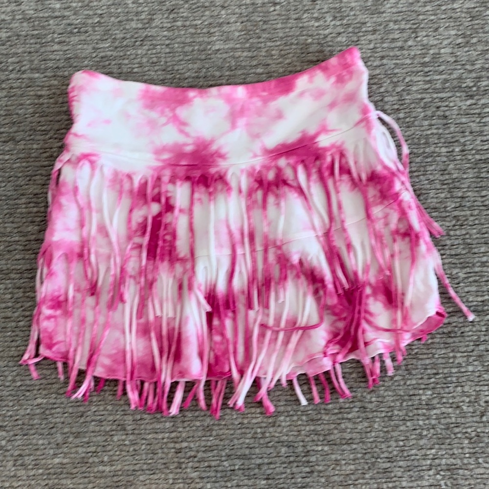 Tie dye Fringe skirt-Size 4-Ragdoll and rockets
